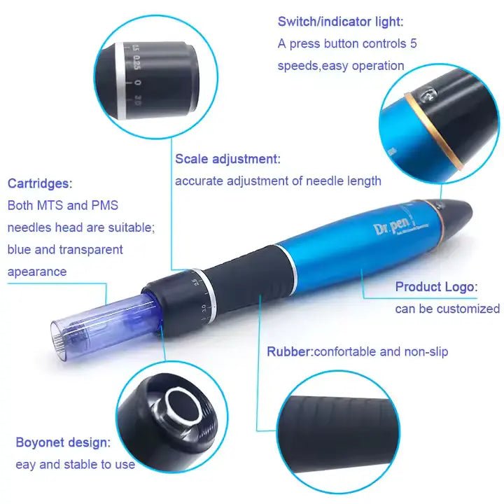 Genuine Dr. Pen A1 Electric Micro - needling Pen - Premier Derma Pen for Advanced Skincare - Al - Andalous