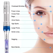 قلم A6 Micro-needling - نظام ختم الجلد المتقدم لتجديد شباب البشرة