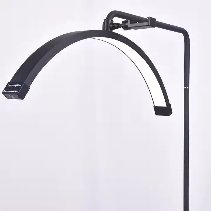 LED Lash Light - 28 - Inch Half - Moon Arc Crescent Lashes Lamp - Al - AndalousBlack