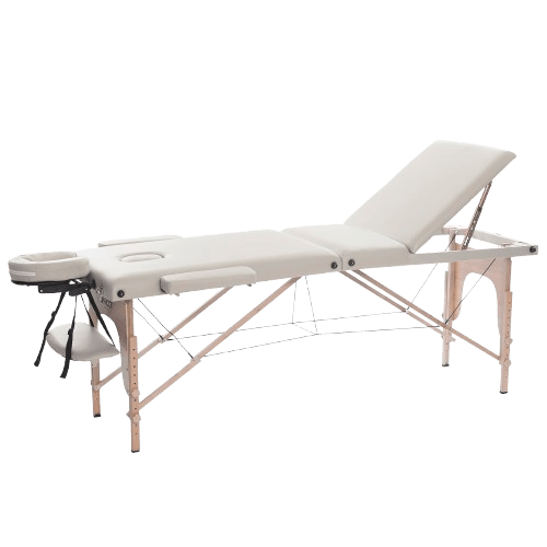 3 - section Wooden Massage Bed Beauty Salon - Al - Andalous3 - section Wooden Massage Bed Beauty SalonCream