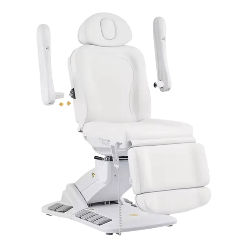 Electric Beauty Clinic Bed – 4 Motor Remote and foot control - Al - AndalousWhite