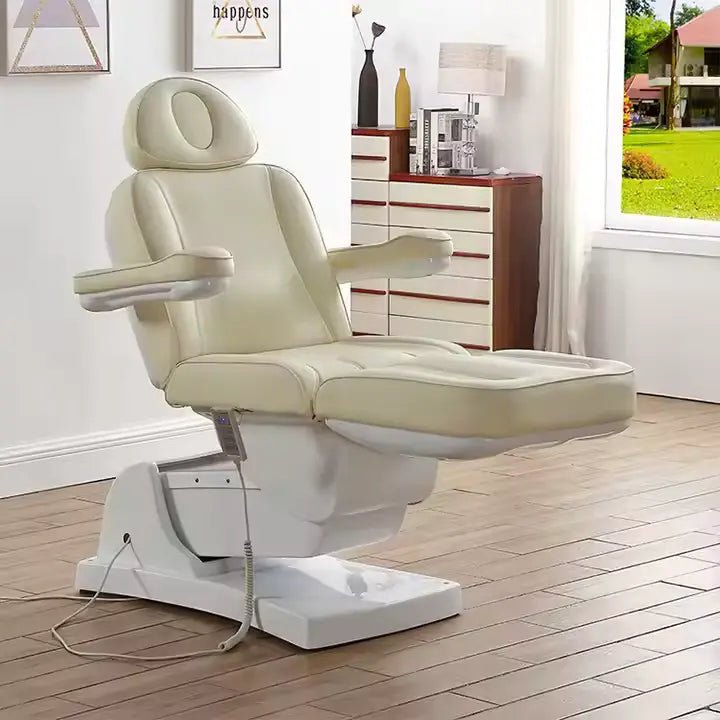 Luxury Electric massage bed 3 motors for beauty clinics - Al-Andalous Luxury Electric massage bed 3 motors Dark Beige