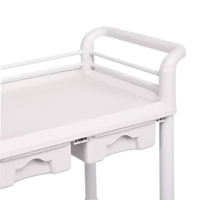 Fiber Salon Table with 3 & 2 Layers, Drawer, and Baskets - Al - Andalous3 layers