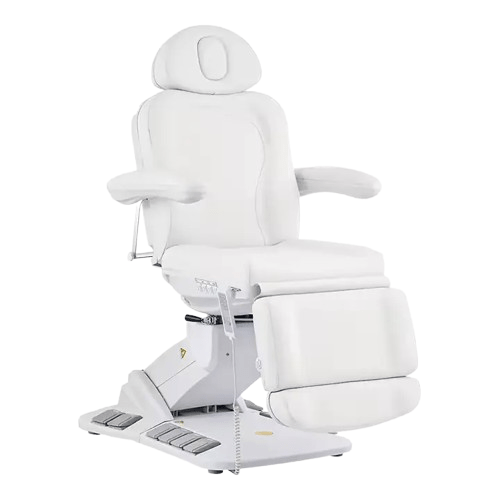 Electric Beauty Clinic Bed – 4 Motor Remote and foot control - Al - AndalousWhite