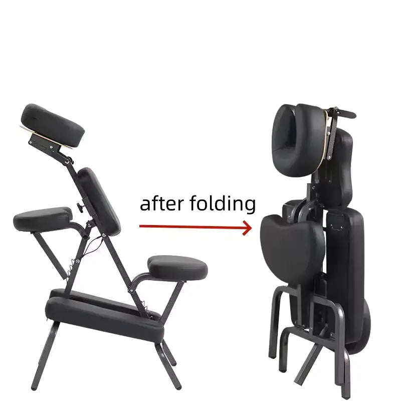 Portable Foldable Massage Chair - Al - AndalousBlack