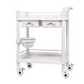 Fiber Salon Table with 3 & 2 Layers, Drawer, and Baskets - Al - Andalous2 layers