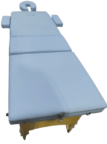 3 - section Wooden Massage Bed Beauty Salon - Al - Andalous3 - section Wooden Massage Bed Beauty SalonLight Blue