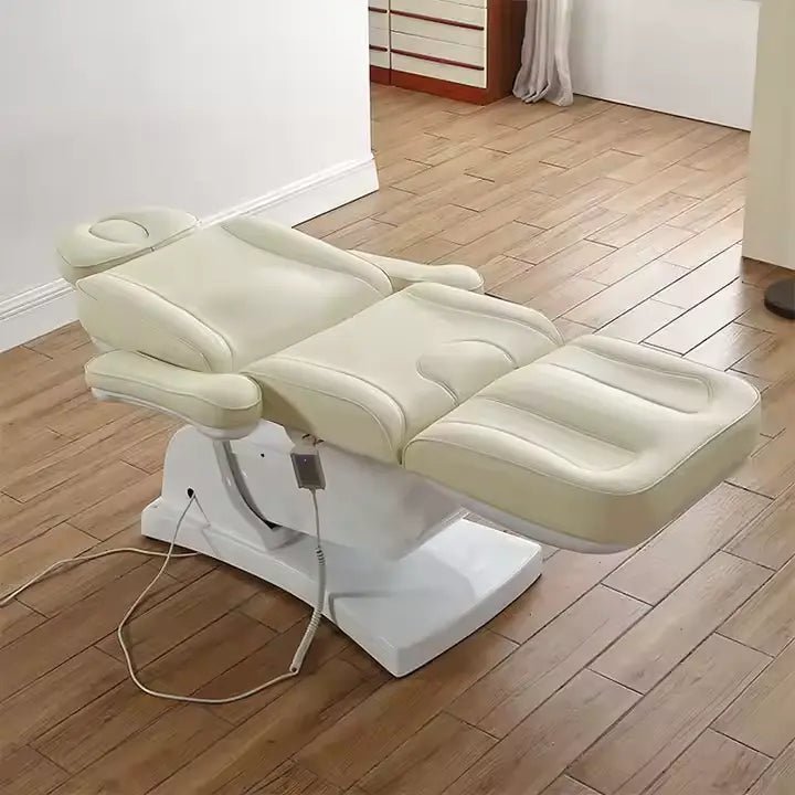 Luxury Electric massage bed 3 motors for beauty clinics - Al-Andalous Luxury Electric massage bed 3 motors Dark Beige