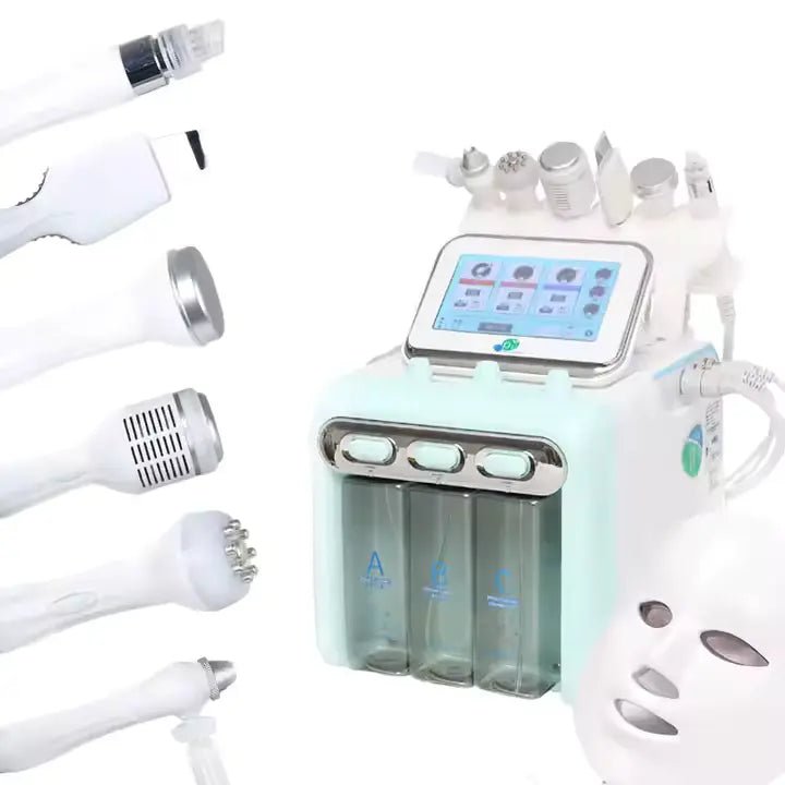 Professional - Grade Deep Cleansing Facial Device with Small Bubble Technology 7in1 - Al - Al-AndalousProfessional