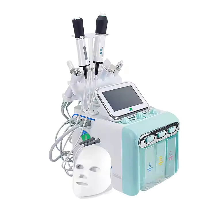 9 - in - 1 Oxygen Jet Hydro Dermabrasion RF Beauty Machine for Comprehensive Skin Care - Al - Andalous9 - in - 1 Oxygen Jet Hydro Dermabrasion RF Beauty Machine for Comprehensive Skin Care