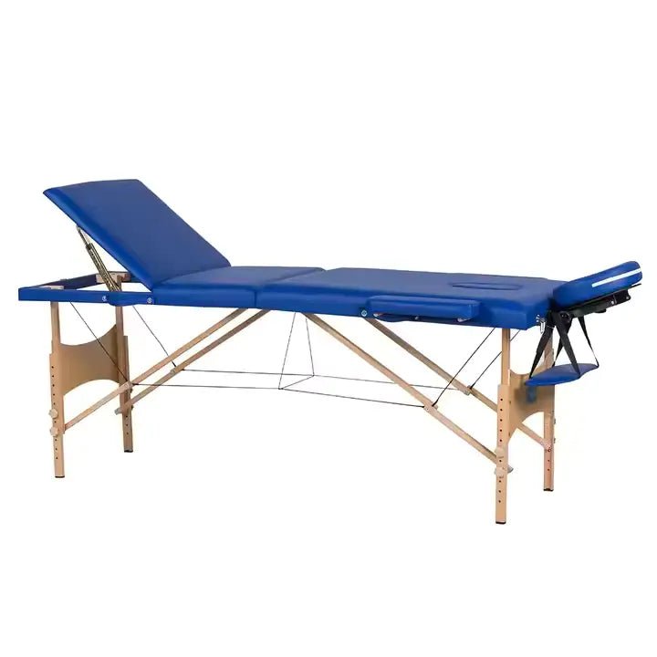 3 - section Wooden Massage Bed Beauty Salon - Al - Andalous3 - section Wooden Massage Bed Beauty SalonBlue